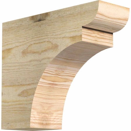 Ekena Millwork Yorktown Rough Sawn Rafter Tail, Douglas Fir, 4"W x 10"H x 12"L RFT04X10X12YOR00RDF